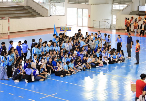 ภาพกิจกรรม  คณะวิทยาศาสตร์และเทคโนโลยี จัดกิจกรรมส่งเสริมสุขภาพสร้างสรรค์ศิลป์นักศึกษา