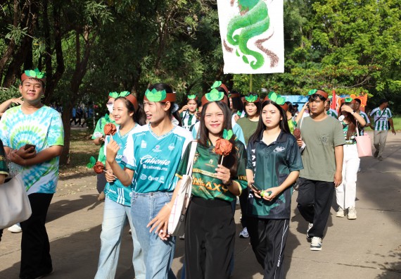 ภาพกิจกรรม  คณะวิทยาศาสตร์และเทคโนโลยี จัดกิจกรรมส่งเสริมสุขภาพสร้างสรรค์ศิลป์นักศึกษา