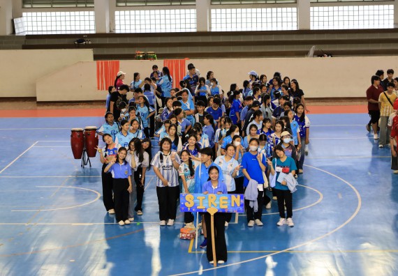 ภาพกิจกรรม  คณะวิทยาศาสตร์และเทคโนโลยี จัดกิจกรรมส่งเสริมสุขภาพสร้างสรรค์ศิลป์นักศึกษา