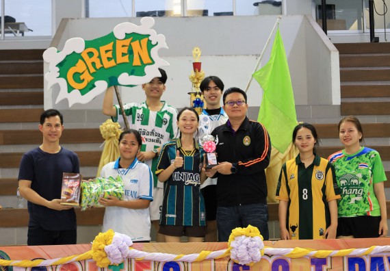 ภาพกิจกรรม  คณะวิทยาศาสตร์และเทคโนโลยี จัดกิจกรรมส่งเสริมสุขภาพสร้างสรรค์ศิลป์นักศึกษา