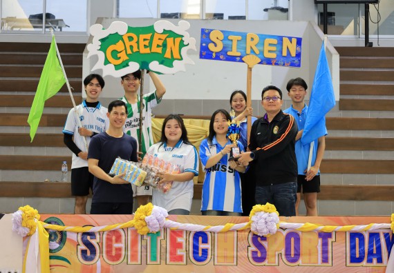 ภาพกิจกรรม  คณะวิทยาศาสตร์และเทคโนโลยี จัดกิจกรรมส่งเสริมสุขภาพสร้างสรรค์ศิลป์นักศึกษา