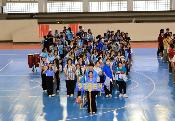 ภาพกิจกรรม  คณะวิทยาศาสตร์และเทคโนโลยี จัดกิจกรรมส่งเสริมสุขภาพสร้างสรรค์ศิลป์นักศึกษา