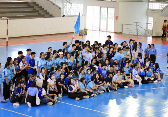 ภาพกิจกรรม  คณะวิทยาศาสตร์และเทคโนโลยี จัดกิจกรรมส่งเสริมสุขภาพสร้างสรรค์ศิลป์นักศึกษา