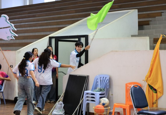 ภาพกิจกรรม  คณะวิทยาศาสตร์และเทคโนโลยี จัดกิจกรรมส่งเสริมสุขภาพสร้างสรรค์ศิลป์นักศึกษา