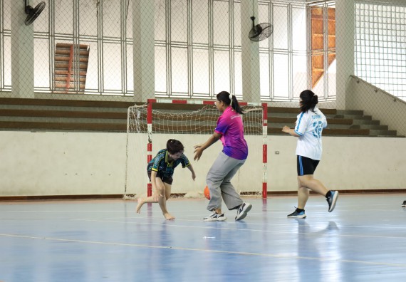 ภาพกิจกรรม  คณะวิทยาศาสตร์และเทคโนโลยี จัดกิจกรรมส่งเสริมสุขภาพสร้างสรรค์ศิลป์นักศึกษา