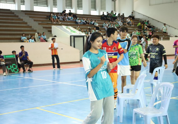 ภาพกิจกรรม  คณะวิทยาศาสตร์และเทคโนโลยี จัดกิจกรรมส่งเสริมสุขภาพสร้างสรรค์ศิลป์นักศึกษา