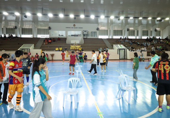 ภาพกิจกรรม  คณะวิทยาศาสตร์และเทคโนโลยี จัดกิจกรรมส่งเสริมสุขภาพสร้างสรรค์ศิลป์นักศึกษา