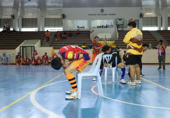 ภาพกิจกรรม  คณะวิทยาศาสตร์และเทคโนโลยี จัดกิจกรรมส่งเสริมสุขภาพสร้างสรรค์ศิลป์นักศึกษา