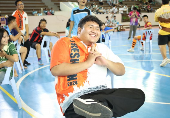 ภาพกิจกรรม  คณะวิทยาศาสตร์และเทคโนโลยี จัดกิจกรรมส่งเสริมสุขภาพสร้างสรรค์ศิลป์นักศึกษา