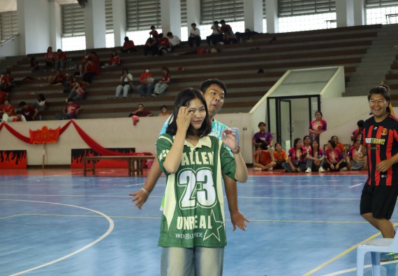 ภาพกิจกรรม  คณะวิทยาศาสตร์และเทคโนโลยี จัดกิจกรรมส่งเสริมสุขภาพสร้างสรรค์ศิลป์นักศึกษา