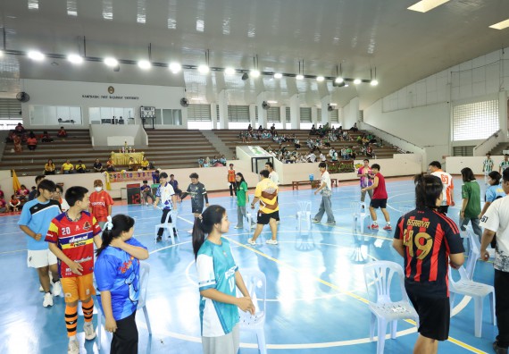 ภาพกิจกรรม  คณะวิทยาศาสตร์และเทคโนโลยี จัดกิจกรรมส่งเสริมสุขภาพสร้างสรรค์ศิลป์นักศึกษา