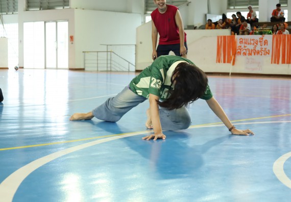 ภาพกิจกรรม  คณะวิทยาศาสตร์และเทคโนโลยี จัดกิจกรรมส่งเสริมสุขภาพสร้างสรรค์ศิลป์นักศึกษา