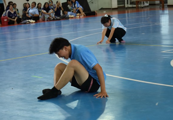 ภาพกิจกรรม  คณะวิทยาศาสตร์และเทคโนโลยี จัดกิจกรรมส่งเสริมสุขภาพสร้างสรรค์ศิลป์นักศึกษา