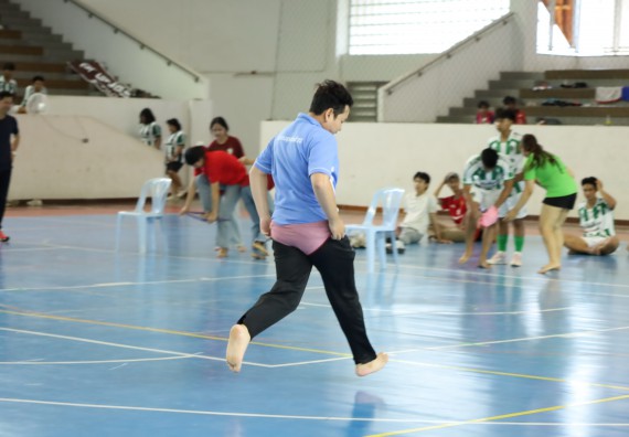 ภาพกิจกรรม  คณะวิทยาศาสตร์และเทคโนโลยี จัดกิจกรรมส่งเสริมสุขภาพสร้างสรรค์ศิลป์นักศึกษา