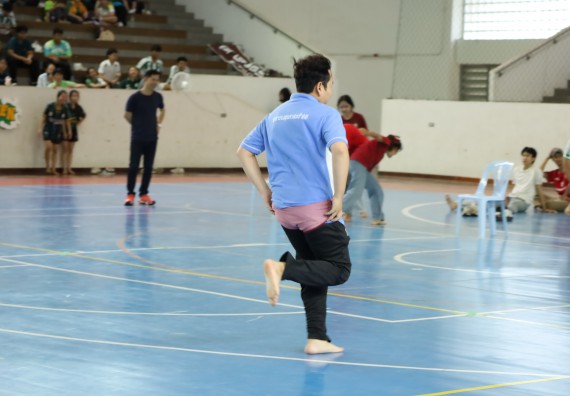 ภาพกิจกรรม  คณะวิทยาศาสตร์และเทคโนโลยี จัดกิจกรรมส่งเสริมสุขภาพสร้างสรรค์ศิลป์นักศึกษา