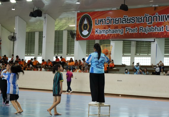 ภาพกิจกรรม  คณะวิทยาศาสตร์และเทคโนโลยี จัดกิจกรรมส่งเสริมสุขภาพสร้างสรรค์ศิลป์นักศึกษา