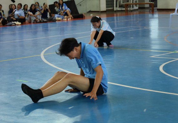 ภาพกิจกรรม  คณะวิทยาศาสตร์และเทคโนโลยี จัดกิจกรรมส่งเสริมสุขภาพสร้างสรรค์ศิลป์นักศึกษา