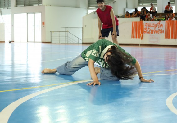 ภาพกิจกรรม  คณะวิทยาศาสตร์และเทคโนโลยี จัดกิจกรรมส่งเสริมสุขภาพสร้างสรรค์ศิลป์นักศึกษา