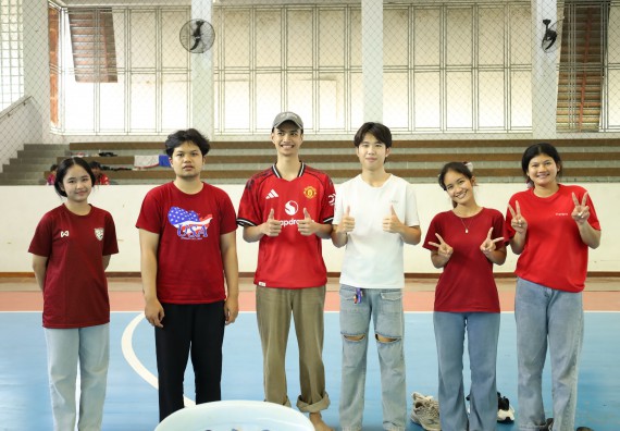 ภาพกิจกรรม  คณะวิทยาศาสตร์และเทคโนโลยี จัดกิจกรรมส่งเสริมสุขภาพสร้างสรรค์ศิลป์นักศึกษา