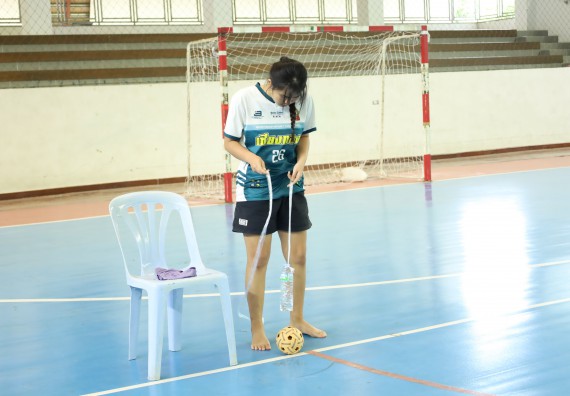 ภาพกิจกรรม  คณะวิทยาศาสตร์และเทคโนโลยี จัดกิจกรรมส่งเสริมสุขภาพสร้างสรรค์ศิลป์นักศึกษา