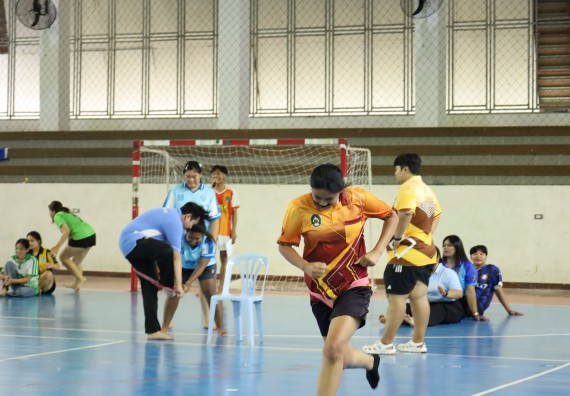 ภาพกิจกรรม  คณะวิทยาศาสตร์และเทคโนโลยี จัดกิจกรรมส่งเสริมสุขภาพสร้างสรรค์ศิลป์นักศึกษา