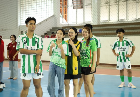 ภาพกิจกรรม  คณะวิทยาศาสตร์และเทคโนโลยี จัดกิจกรรมส่งเสริมสุขภาพสร้างสรรค์ศิลป์นักศึกษา