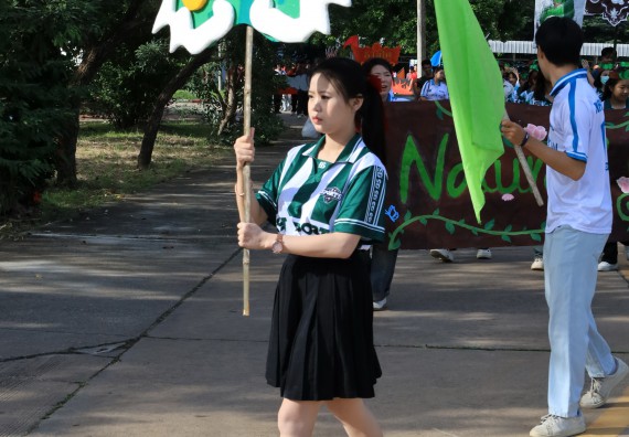 ภาพกิจกรรม  คณะวิทยาศาสตร์และเทคโนโลยี จัดกิจกรรมส่งเสริมสุขภาพสร้างสรรค์ศิลป์นักศึกษา