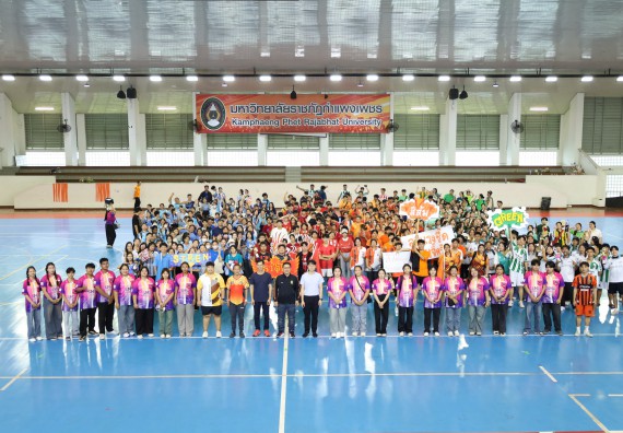 ภาพกิจกรรม  คณะวิทยาศาสตร์และเทคโนโลยี จัดกิจกรรมส่งเสริมสุขภาพสร้างสรรค์ศิลป์นักศึกษา