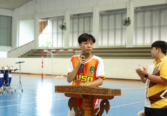 ภาพกิจกรรม  คณะวิทยาศาสตร์และเทคโนโลยี จัดกิจกรรมส่งเสริมสุขภาพสร้างสรรค์ศิลป์นักศึกษา