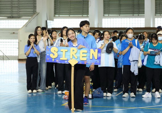 ภาพกิจกรรม  คณะวิทยาศาสตร์และเทคโนโลยี จัดกิจกรรมส่งเสริมสุขภาพสร้างสรรค์ศิลป์นักศึกษา
