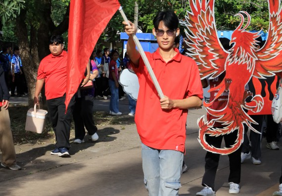 ภาพกิจกรรม  คณะวิทยาศาสตร์และเทคโนโลยี จัดกิจกรรมส่งเสริมสุขภาพสร้างสรรค์ศิลป์นักศึกษา