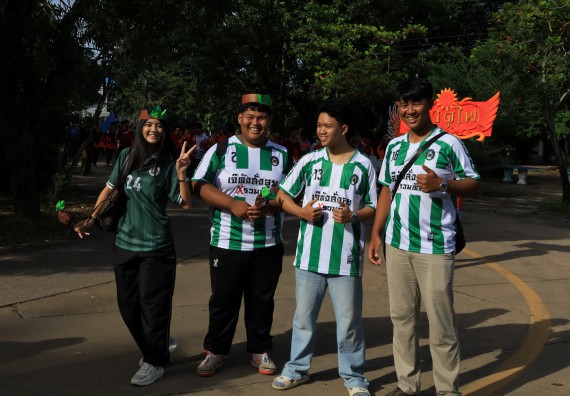 ภาพกิจกรรม  คณะวิทยาศาสตร์และเทคโนโลยี จัดกิจกรรมส่งเสริมสุขภาพสร้างสรรค์ศิลป์นักศึกษา