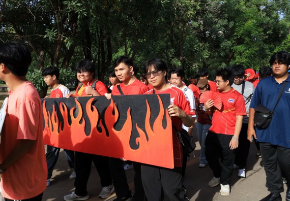 ภาพกิจกรรม  คณะวิทยาศาสตร์และเทคโนโลยี จัดกิจกรรมส่งเสริมสุขภาพสร้างสรรค์ศิลป์นักศึกษา