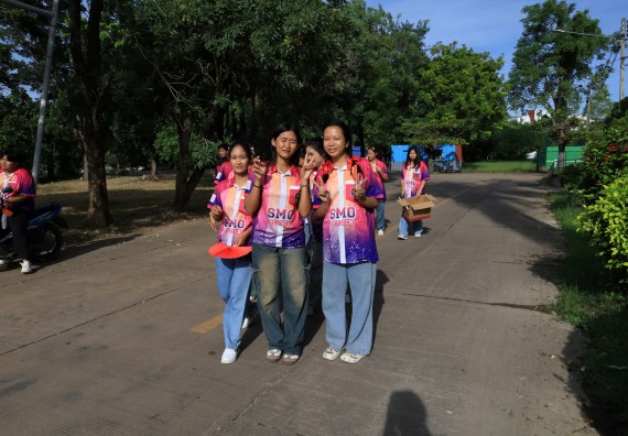 ภาพกิจกรรม  คณะวิทยาศาสตร์และเทคโนโลยี จัดกิจกรรมส่งเสริมสุขภาพสร้างสรรค์ศิลป์นักศึกษา