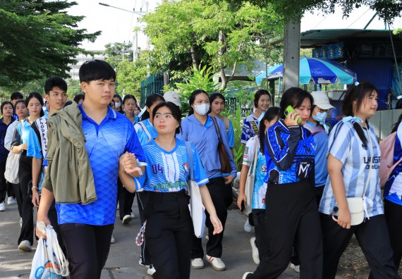 ภาพกิจกรรม  คณะวิทยาศาสตร์และเทคโนโลยี จัดกิจกรรมส่งเสริมสุขภาพสร้างสรรค์ศิลป์นักศึกษา
