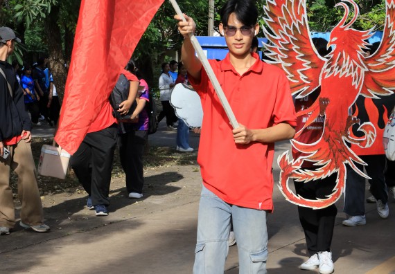 ภาพกิจกรรม  คณะวิทยาศาสตร์และเทคโนโลยี จัดกิจกรรมส่งเสริมสุขภาพสร้างสรรค์ศิลป์นักศึกษา