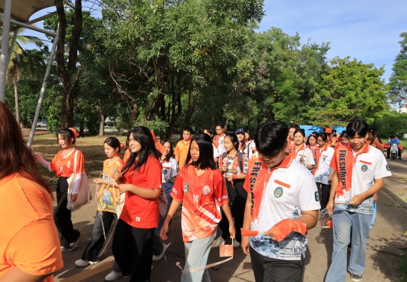 ภาพกิจกรรม  คณะวิทยาศาสตร์และเทคโนโลยี จัดกิจกรรมส่งเสริมสุขภาพสร้างสรรค์ศิลป์นักศึกษา