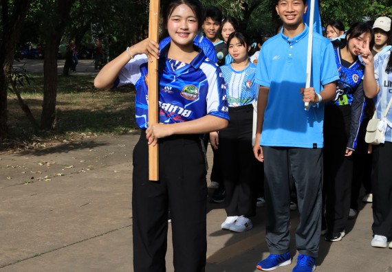 ภาพกิจกรรม  คณะวิทยาศาสตร์และเทคโนโลยี จัดกิจกรรมส่งเสริมสุขภาพสร้างสรรค์ศิลป์นักศึกษา