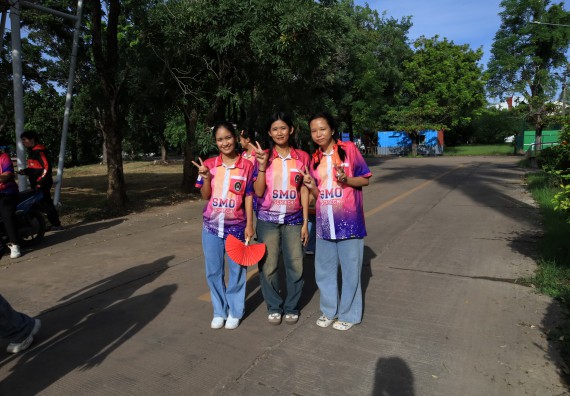 ภาพกิจกรรม  คณะวิทยาศาสตร์และเทคโนโลยี จัดกิจกรรมส่งเสริมสุขภาพสร้างสรรค์ศิลป์นักศึกษา