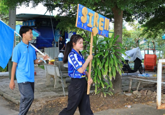 ภาพกิจกรรม  คณะวิทยาศาสตร์และเทคโนโลยี จัดกิจกรรมส่งเสริมสุขภาพสร้างสรรค์ศิลป์นักศึกษา
