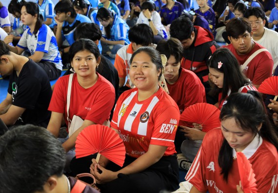 ภาพกิจกรรม  คณะวิทยาศาสตร์และเทคโนโลยี จัดกิจกรรมส่งเสริมสุขภาพสร้างสรรค์ศิลป์นักศึกษา