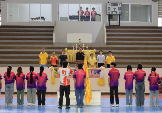 ภาพกิจกรรม  คณะวิทยาศาสตร์และเทคโนโลยี จัดกิจกรรมส่งเสริมสุขภาพสร้างสรรค์ศิลป์นักศึกษา