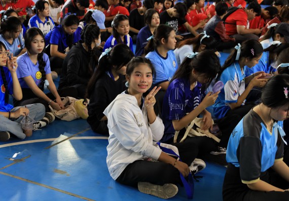 ภาพกิจกรรม  คณะวิทยาศาสตร์และเทคโนโลยี จัดกิจกรรมส่งเสริมสุขภาพสร้างสรรค์ศิลป์นักศึกษา