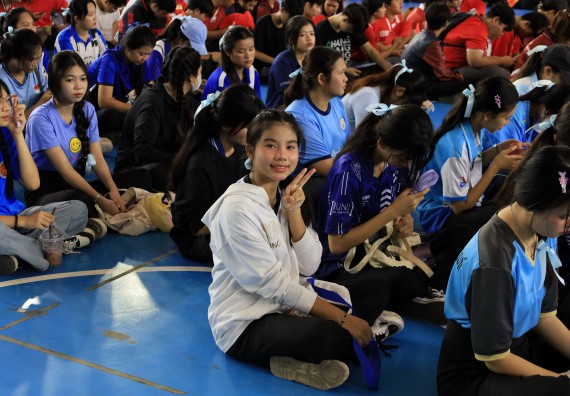 ภาพกิจกรรม  คณะวิทยาศาสตร์และเทคโนโลยี จัดกิจกรรมส่งเสริมสุขภาพสร้างสรรค์ศิลป์นักศึกษา