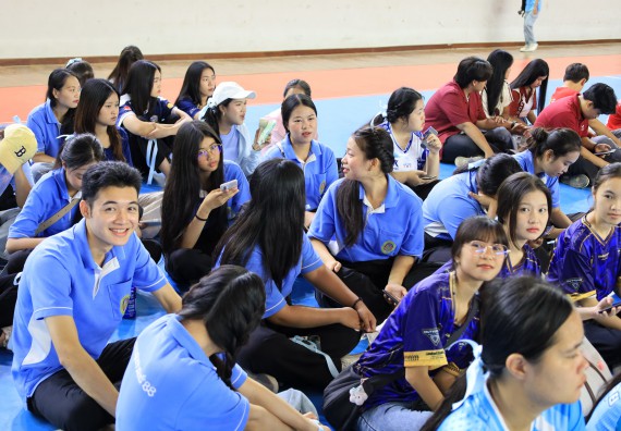 ภาพกิจกรรม  คณะวิทยาศาสตร์และเทคโนโลยี จัดกิจกรรมส่งเสริมสุขภาพสร้างสรรค์ศิลป์นักศึกษา