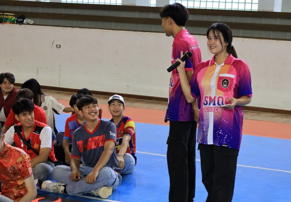 ภาพกิจกรรม  คณะวิทยาศาสตร์และเทคโนโลยี จัดกิจกรรมส่งเสริมสุขภาพสร้างสรรค์ศิลป์นักศึกษา