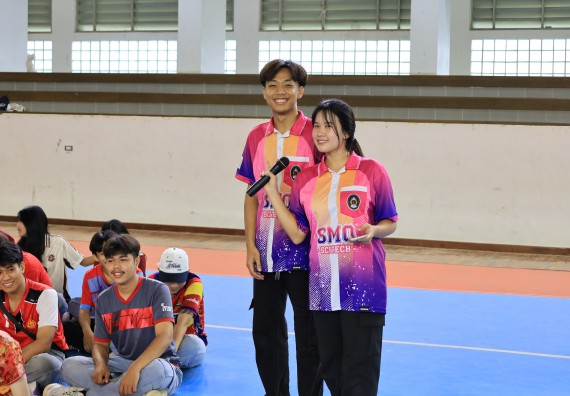 ภาพกิจกรรม  คณะวิทยาศาสตร์และเทคโนโลยี จัดกิจกรรมส่งเสริมสุขภาพสร้างสรรค์ศิลป์นักศึกษา