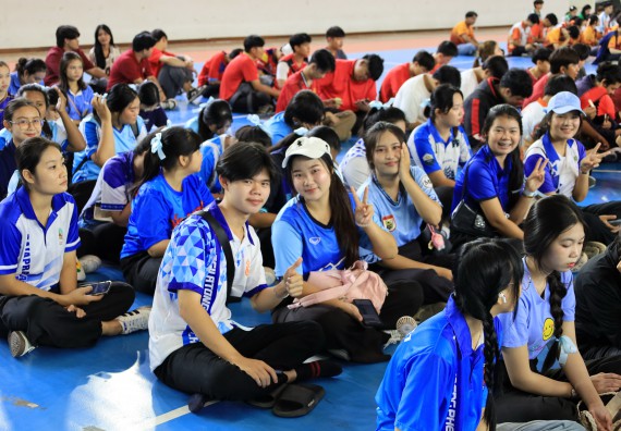 ภาพกิจกรรม  คณะวิทยาศาสตร์และเทคโนโลยี จัดกิจกรรมส่งเสริมสุขภาพสร้างสรรค์ศิลป์นักศึกษา