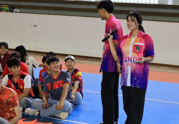 ภาพกิจกรรม  คณะวิทยาศาสตร์และเทคโนโลยี จัดกิจกรรมส่งเสริมสุขภาพสร้างสรรค์ศิลป์นักศึกษา