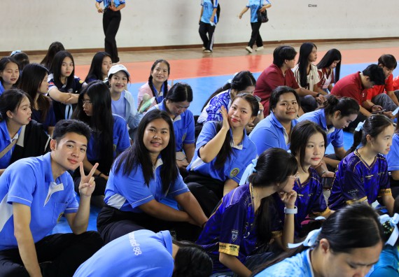 ภาพกิจกรรม  คณะวิทยาศาสตร์และเทคโนโลยี จัดกิจกรรมส่งเสริมสุขภาพสร้างสรรค์ศิลป์นักศึกษา